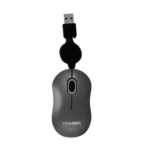 Trilogic M28U Gri Makaralı Usb Mouse 