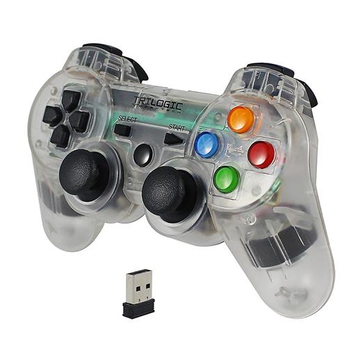 Trilogic GW809 Şeffaf Glare 2.4G Wireless PC/PS3 Gamepad