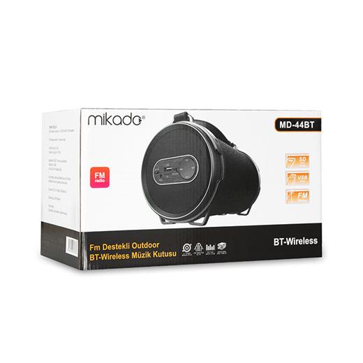 Mikado Bluetooth Müzik Kutusu (Md-44Bt)Fm Siyah