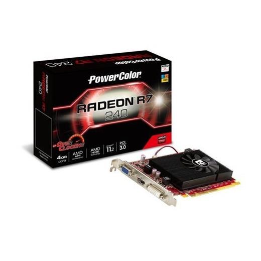 POWERCOLOR R7 240  4GB DDR3 128bit PCIe EKRAN KARTI AXR7 240 4GBK3-HE/OC