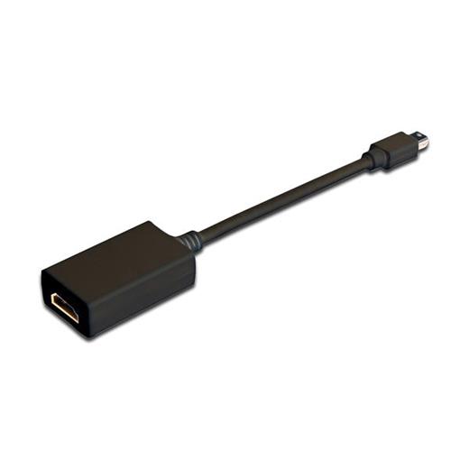 Beek BC-DSP-MDP-HA Mini DisplayPort (DP)Hdmi Adaptörü Kablolu Mini DP Erkek-Hdmi tip A Dişi 0.15M CE siyah renk