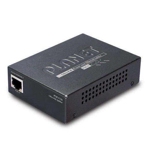 PL-POE-172S Single-Port 10/100/1000Mbps Ultra PoE Splitter (12V/19V/24V)