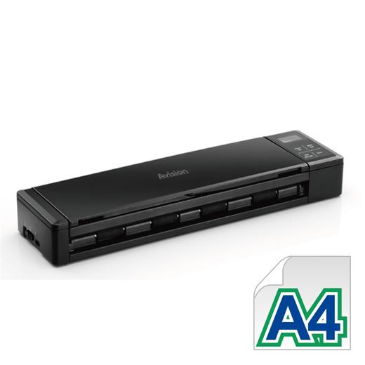 AViSiON A4 MiCube 8ppm 8sayfa kapasiteli 24bit 600dpi Taşınabilir Döküman Tarayıcı USB 2.0 Bataryalı