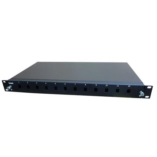 BN-19FP12LCD Beek Rack Tipi Fiber Optik Patch Panel, 1U, 12 x Duplex LC 