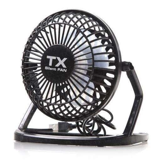 Tx 360 Derece Hareketli Sessiz Masaüstü Usb Siyah Mini Fan TXACFN01