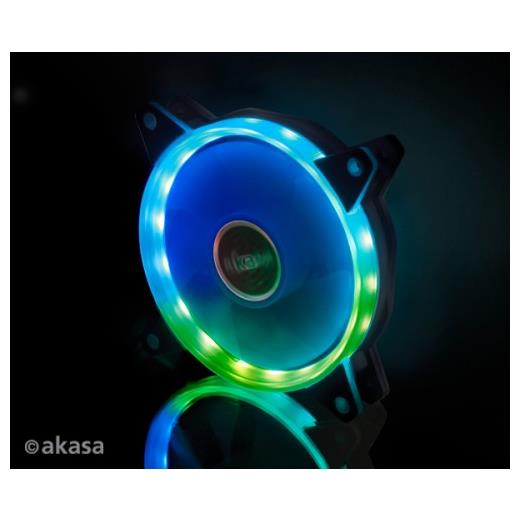 Akasa Vegas Ar7 Anakart Kontrollü Adreslenebilir Rgb Led Li 120Mm Ring Kasa Fanı AK-FN099