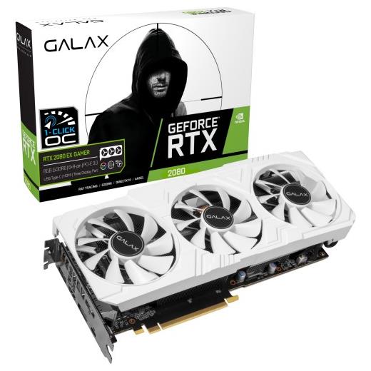 Galax Rtx2080 8Gb Ex Gamer (1-Click Oc) 256Bit Gddr6 Ekran Kartı (Glx-28Nsl6Ucw7Gx-Galg)