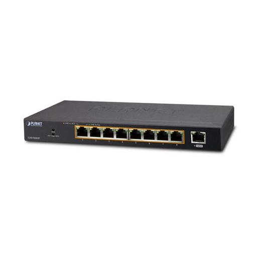 PL-GSD-908HP Yönetilemeyen Masaüstü Tip Switch (Unmanaged Desktop Switch) 8-Port 10/100/1000T 802.3at/af PoE+ Injector (Per port 30.8 watt) (PoE Güç Bütçesi maks. 100 watt) 1-Port 10/100/1000T