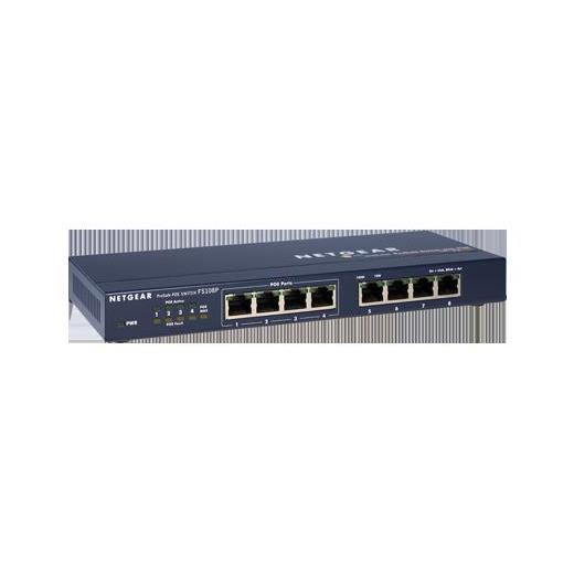 NG-FS108PEU Fast Ethernet Unmanaged Switch<br />
8x 10/100TX (4x PoE, 32 W)