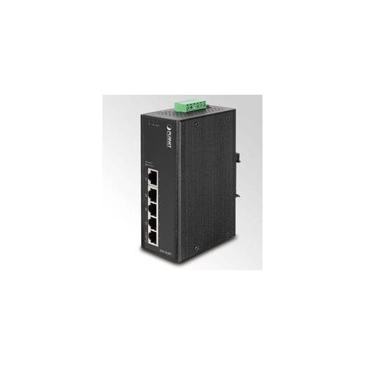 PL-ISW-504PT Endüstriyel Tip Yönetilemeyen PoE Switch (Industrial Unmanaged PoE Switch) 5-Port 10/100Base-TX 4-Port IEEE 802.3af PoE Injector (Per port 60 watt) IP30