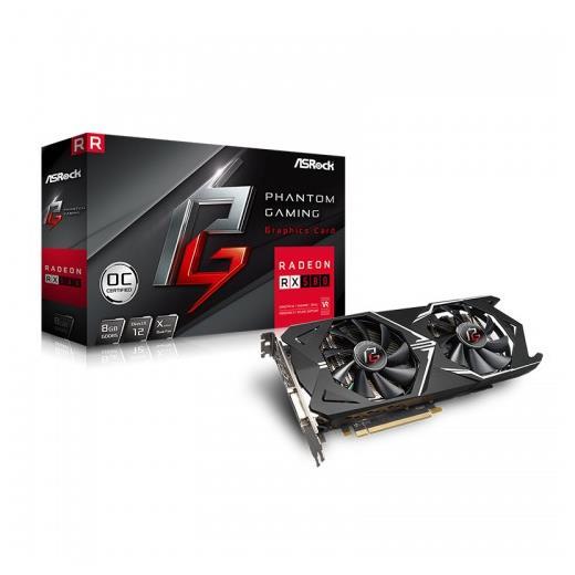 Asrock Phantom Gaming X Radeon Rx580 8Gb Oc+ 256-Bit Gddr5 Pcı-Express Ekran Kartı ASR-PH90GA000000UANF-RX58