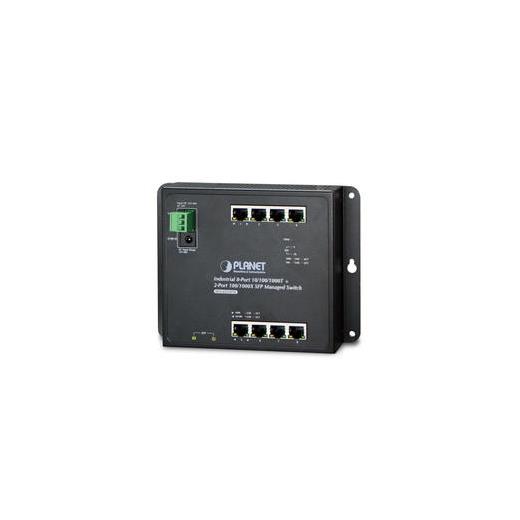 PL-WGS-4215-8T2S Endüstriyel Duvar Tip Yönetilebilir Switch (Industrial  Flat-type Managed Switch)<br>
8 x  10/100/1000T<br>
2 x 100/1000X SFP<br>
L2/L4<br>
IP30, -40~75 derece  C