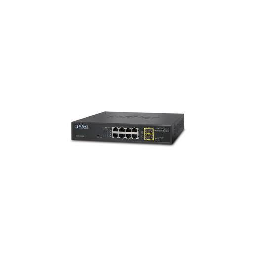 PL-GSD-1020S Managed Gigabit Switch 8-Port 10/100/1000Mbps 2-Port 100/1000Base-X mini-GBIC/SFP yuva