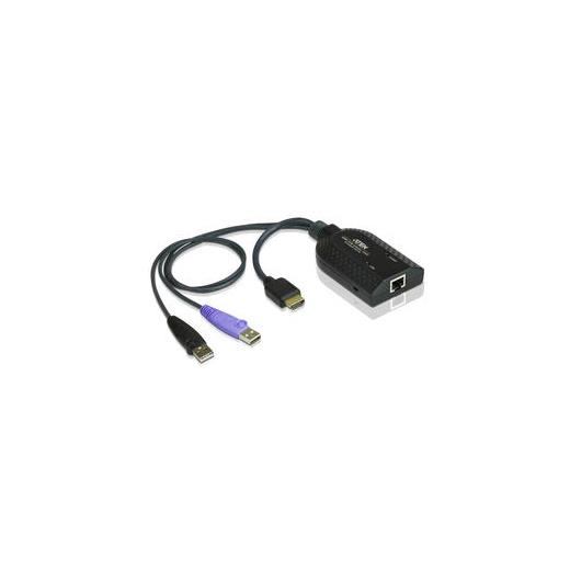 ATEN-KA7168 Hdmi USB Sanal Medya KVM Adaptörü, Akıllı Kart Okuyucusu ile birlikte<br>Hdmi USB Virtual Media KVM Adapter Cable with Smart Card Reader