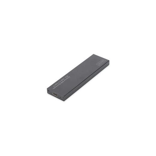 DA-71115 Harici M.2 SATA SSD Kutusu,  Bağlantı arayüzü USB 3.1 Tip C, alüminyum gövde, siyah renk, çip takımı EP9461E