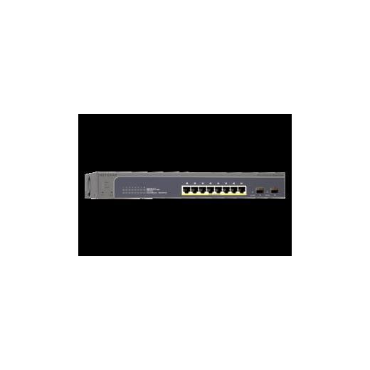 NG-GS510TP Gigabit Ethernet PoE+ Websmart Switch 8 x 10/100/1000T PoE+(130 W  PoE Bütçesi) 2 x SFP yuvası (1000-X)