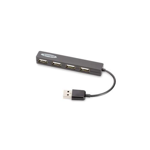 ED-85040 ednet 4 Port USB 2.0 Hub, kablo formunda, plastik