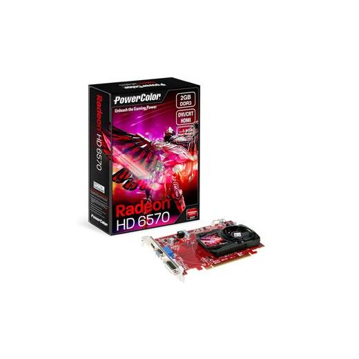 POWERCOLOR HD6570 2GB DDR3 128bit PCIe EKRAN KARTI AX6570 2GBK3-HE