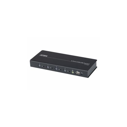 ATEN-CS724KM 4-port USB Sınırsız Geçiş İmkanı Tanıyan KM (Klavye/Mouse) Switch (Kablolar dahil) 4-port USB Boundless KM Switch (Cables included)
