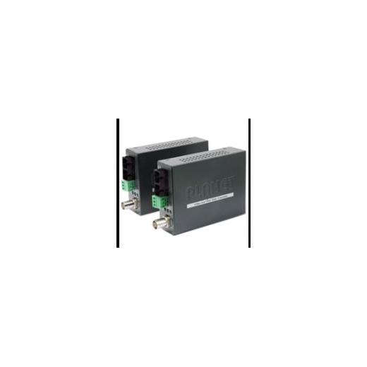 PL-VF-102S15-KIT 1-Channel BNC Video over Fiber Bundle Kit (VF-102S15-T + VF-102S15-R / SC / SM / 15Km)