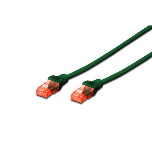 DK-1617-020/G Digitus Patch Kablo, U-UTP, CAT. 6, 2 metre, AWG 26/7, Cu, LSZH, yeşil renk