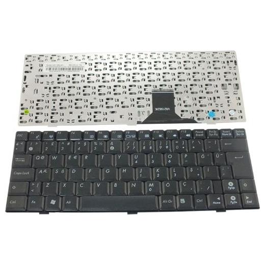 ERK-AS103TRSP - Asus Eeepc 1000, 1000HE Serisi Türkçe Siyah Notebook Klavye