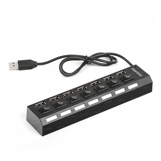 Dark Connect Master U72, 7 Port Anahtarlı Usb Hub