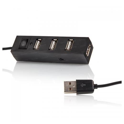 Dark 4 Port Açma/Kapama Butonlu Usb2.0 Hub