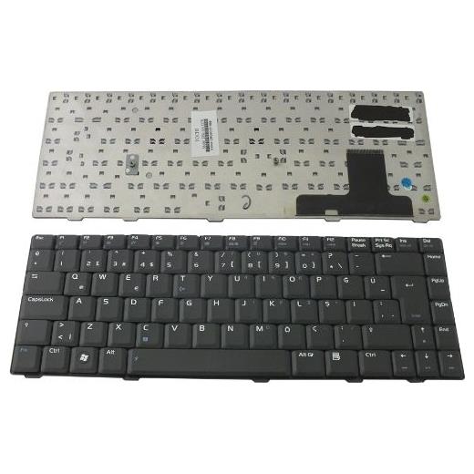 ERK-AS132TR - Asus Lamborghini VX2, VX2S, VX2SE Serisi Türkçe Siyah Notebook Klavye