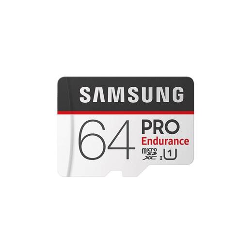 64GB MicroSD SAMSUNG PRO Endurance MB-MJ64GA/EU U1 Class 10 Adaptörlü Hafıza Kartı 100mb/sn 30mb/sn 7/24 Uygulamalar
