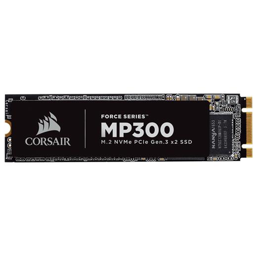 Corsair MP300 120 GB Read:1520MB/sn Write:460MB/sn NVMe PCIe M.2  SSD CSSD-F120GBMP300