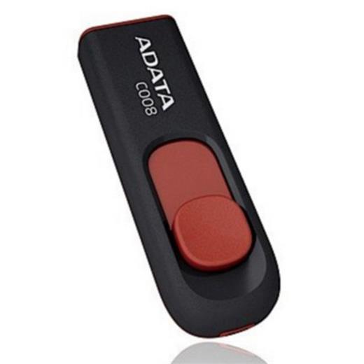 Adata 32GB AC008-32G-RKD Sürgülü Kırmızı-Siyah USB2.0 Bellek