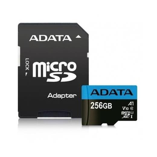 Adata 256GB MicroSD Kart 100/25MB/s Class10-AUSDX256GUICL10A1-RA1