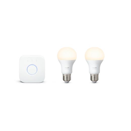 929001137001 - Philips Hue Beyaz Akıllı Başlangıç Seti 2Li E27