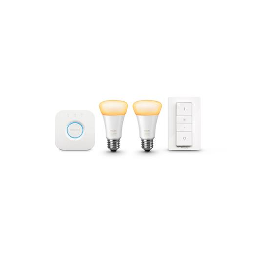 929001200101 - Philips Hue Beyaz Ambiyans Akıllı Başlangıç Seti 2Li Kumandalı E27