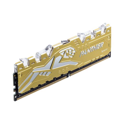 Apacer 8 Gb Panther Rage Ddr4 3200 Mhz Rgb 1.35V Gold Ek.08G21.Gjm