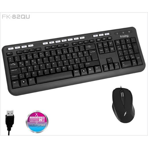 Frisby FK-82QU Q TR MM USB  KABLOLU SET SİYAH