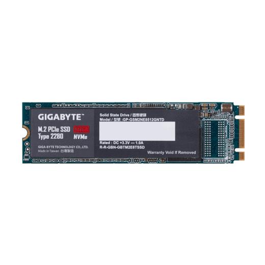 512Gb Gigabyte Ssd M.2 Pcıe Gp-Gsm2Ne8512Gntd