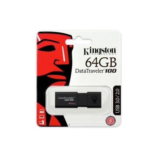 Kingston 64Gb Usb3.0 Dt100G3/64Gb