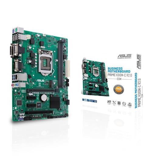 Asus Prime H310M-C R2.0/Csm Intel H310 Lga1151 Ddr4 2666 Dvi Vga M2 Usb3.1 Com Pcı Matx Ücretsiz Uzaktan Yönetim Yazılımı Wın7+Wın10