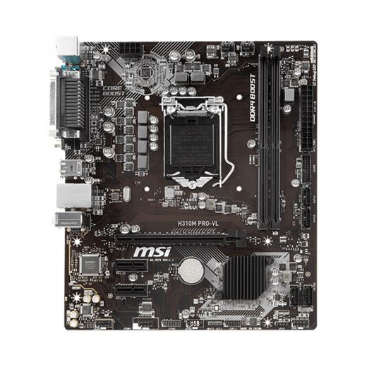 Msi H310M Pro-Vl Ddr4 2666 Vga Usb3.1 1151V2