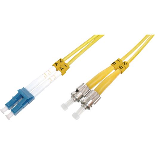 BC-FO-9LCST-10 Beek LC-ST Fiber Optik Patch Kablo, 10 metre, Singlemode, 3.0mm Duplex, 9/125, OS 2, LSZH