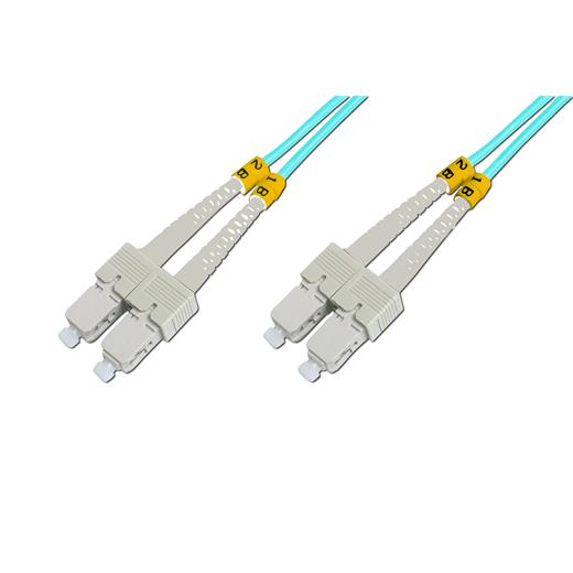 BC-FO-5SCSC-01/3 Beek SC-SC Fiber Optik Patch Kablo, 1 metre, Multimode, Duplex, 50/125, OM 3, LSZH