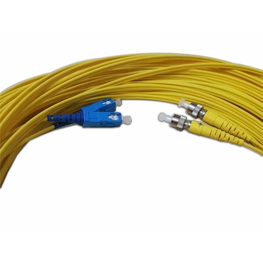 FIB-SC-FC-30MT-SM SC-FC Fiber Optik Patch Kablo, 30 metre, Singlemode, 3.0mm Duplex, 9/125, OS 2