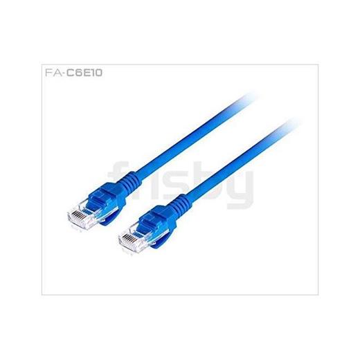 Frisby Fa-C6E010 Cat6 Patch Kablo 10M Mavı