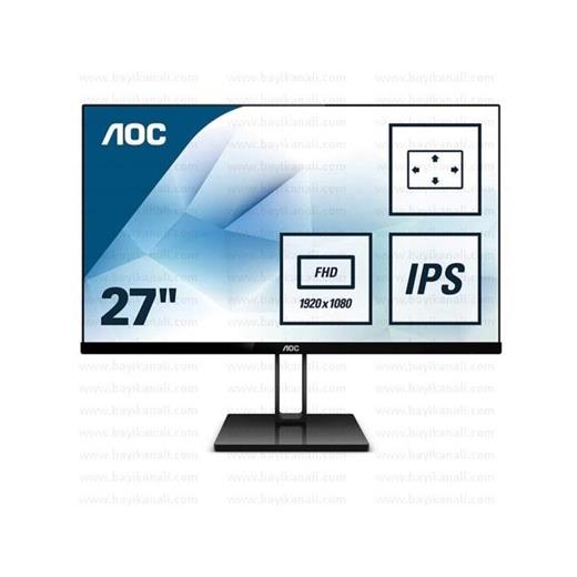 27 Aoc 27V2Q Ips 5Ms 75Hz Dp Hdmi Siyah Gaming