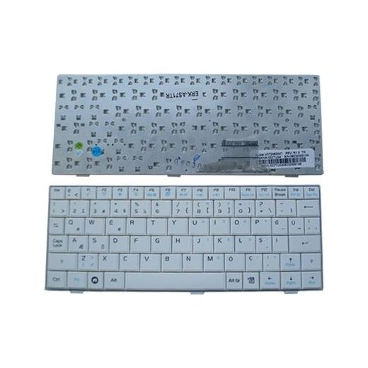 ERK-AS71TRB - Asus Eeepc 700, 900 Beyaz Türkçe Notebook Klavye