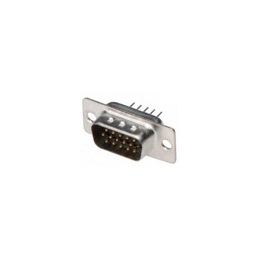A-HDS 15 PP/Z High Density D-Sub Konnektör, 15 pin, erkek, PCB mounting 