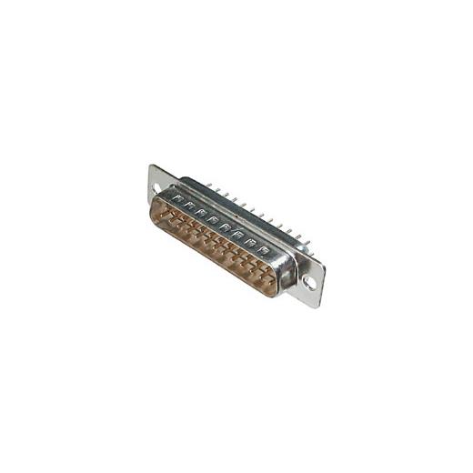 A-DS 15 PP/Z D-SUB, 15-Poles, Straight for PCB, Male