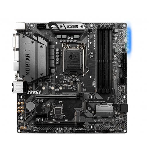 MSI MAG Z390M MORTAR DDR4 SATA3 M2 PCIe NVME HDMI DVI DP PCIe 16X v3.0 1151p v2 mATX